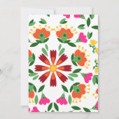 フィエスタ卒業パーティー、メキシコテーマ卒業 招待状 (裏面)