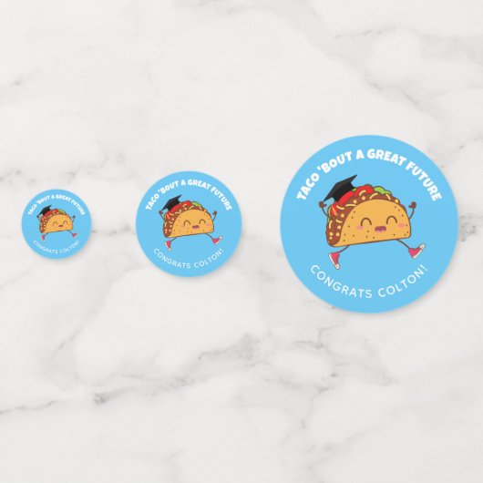 フィエスタ卒業記念パーティータコ素晴らしア・トゥ・ア・フューチャー コンフェッティ (裏面)