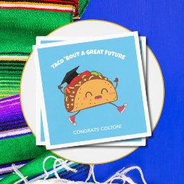 フィエスタ卒業記念パーティータコ素晴らしア・トゥ・ア・フューチャー スタンダードカクテルナプキン