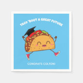 フィエスタ卒業記念パーティータコ素晴らしア・トゥ・ア・フューチャー スタンダードカクテルナプキン (正面)