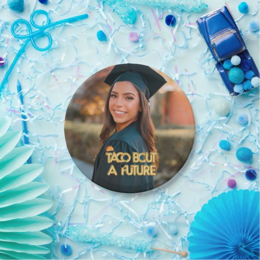 フィエスタ卒業記念パーティータコ素晴らしア・トゥ・ア・フューチャー ペーパープレート (パーティー)