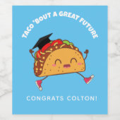 フィエスタ卒業記念パーティータコ素晴らしア・トゥ・ア・フューチャー ワインラベル (シングルラベル)