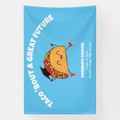 フィエスタ卒業記念パーティータコ素晴らしア・トゥ・ア・フューチャー 横断幕 (縦)