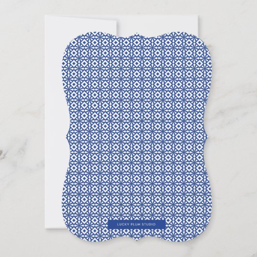 フィエスタ婚約シャワー招待状 招待状 (裏面)