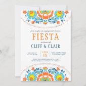 フィエスタ婚約シャワー招待状 招待状 (正面)