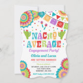 フィエスタ婚約パーティ招待状ナチョ平均パーティー 招待状 (正面)