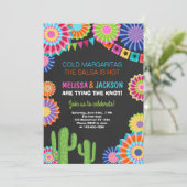 フィエスタ婚約パーティ招待状メキシコカクタス 招待状 (スタンド正面)