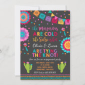 フィエスタ婚約パーティ招待状メキシコパーティー 招待状 (正面)