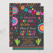 フィエスタ婚約パーティ招待状メキシコパーティー 招待状 (正面/裏面)