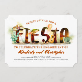 フィエスタ婚約パーティ招待状メキシコパーティー 招待状