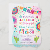 フィエスタ婚約パーティ招待状メキシコパーティー 招待状 (正面)