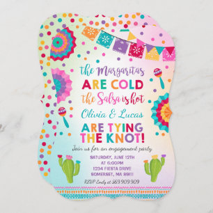 フィエスタ婚約パーティ招待状メキシコパーティー 招待状
