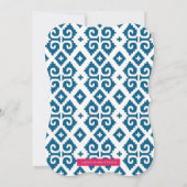 フィエスタ婚約パーティ招待状 招待状 (裏面)