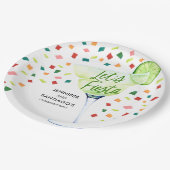 フィエスタ婚約パーティ紙ナプキンス ペーパープレート (アングル)