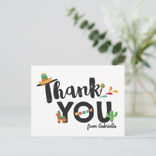 フィエスタ感謝祭ポストカード ポストカード (スタンド正面)