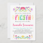 フィエスタ招待状ブライダルシャワー誕生日招待状 招待状 (正面)