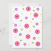 フィエスタ招待状ブライダルシャワー誕生日招待状 招待状 (裏面)