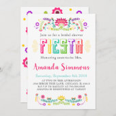 フィエスタ招待状ブライダルシャワー誕生日招待状 招待状 (正面/裏面)