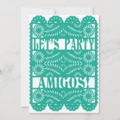 フィエスタ招待状誕生日招待状オールエイジズ 招待状 (裏面)