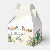 フィエスタ水彩サボテン乳汁多肉性メキシコパーティー フェイバーボックス (裏面サイド)