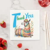 フィエスタ男の赤ちゃんムチャチョシャワーパティウェアラマ スタンダードランチョンナプキン (インサイチュ)