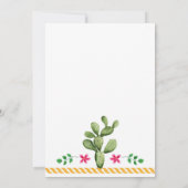 フィエスタ男女兼用ベビーシャワー招待状 招待状 (裏面)