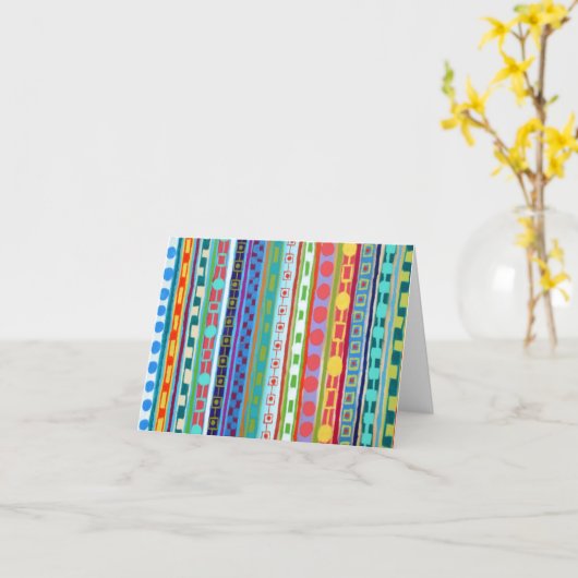 フィエスタ空白のノートカード カード (黄色い花)