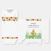 フィエスタ素朴サボタコス'赤ちゃんのシャワーを取る フェイバーボックス (見開き)