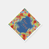 フィエスタ結婚ス スタンダードカクテルナプキン (角)