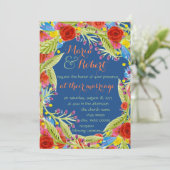 フィエスタ結婚ズブルー 招待状 (スタンド正面)