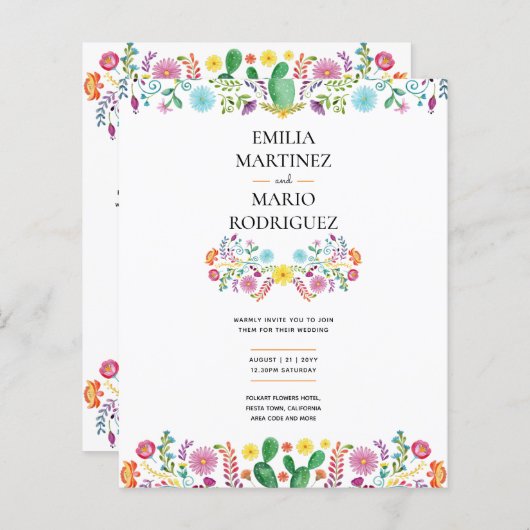 フィエスタ結婚ズ – フローラフォラカルトモダン (正面/裏面)