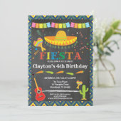 フィエスタ誕生日の男の子か子供への招待 招待状 (スタンド正面)