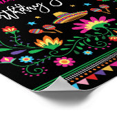 フィエスタ誕生日ウェルカムポスターシンコデマヨ ポスター (角)