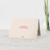 フィエスタ誕生日カード サンキューカード (裏面)