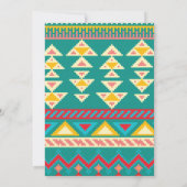 フィエスタ誕生日ソンブレロハットシャルボード 招待状 (裏面)