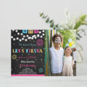 フィエスタ誕生日フォト招待状 招待状 (スタンド正面)