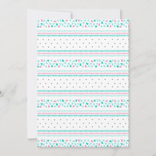 フィエスタ誕生日多肉性サボテン結婚ズ 招待状 (裏面)