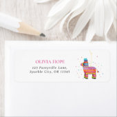 フィエスタ誕生日差出人住所ラベル ラベル (インサイチュ)