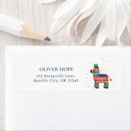 フィエスタ誕生日差出人住所ラベル ラベル
