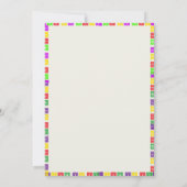 フィエスタ誕生日招待状シャルボードメキシコ 招待状 (裏面)