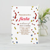フィエスタ誕生日招待状シャルボードメキシコ 招待状 (スタンド正面)