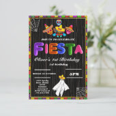 フィエスタ誕生日招待状シャルボードメキシコ 招待状 (スタンド正面)