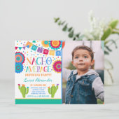 フィエスタ誕生日招待状ナチョ平均パーティー 招待状 (スタンド正面)