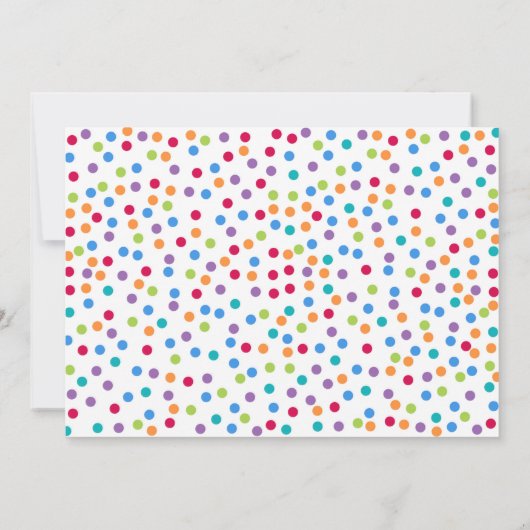 フィエスタ誕生日招待状ナチョ平均パーティー 招待状 (裏面)