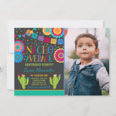 フィエスタ誕生日招待状ナチョ平均パーティー 招待状 (正面)