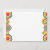 フィエスタ誕生日招待状フィエスタおもしろいターニングウノ 招待状 (裏面)