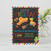 フィエスタ誕生日招待状フィエスタパーティー 招待状 (スタンド正面)