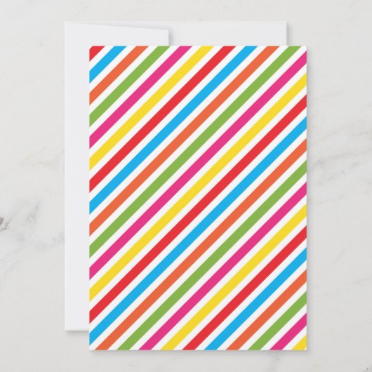 フィエスタ誕生日招待状フィエスタパーティー 招待状 (裏面)