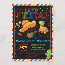 フィエスタ誕生日招待状フィエスタパーティー 招待状