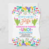 フィエスタ誕生日招待状メキシコ誕生日フィエスタ 招待状 (正面)